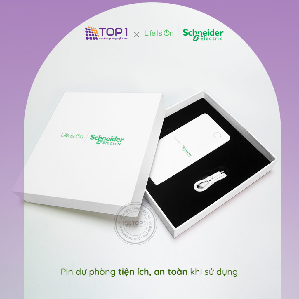 Pin sạc dự phòng làm quà tặng khách hàng, đối tác