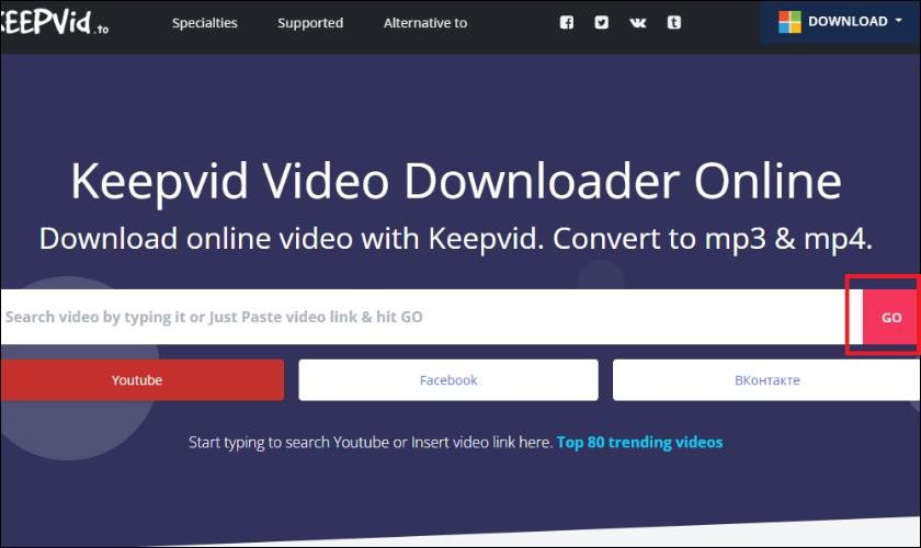 Tải bằng Keepvid.to Tổng hợp 11+ cách tải video trên youtube đơn giản, nhanh chóng