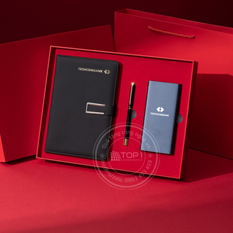 Set sổ tay và pin sạc dự phòng