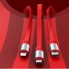 Cáp sạc Recci RTC-T13 3 đầu Lightning, Type-C, Micro USB