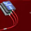 Cáp sạc Recci RTC-T13 sạc 3 điện thoại cùng lúc