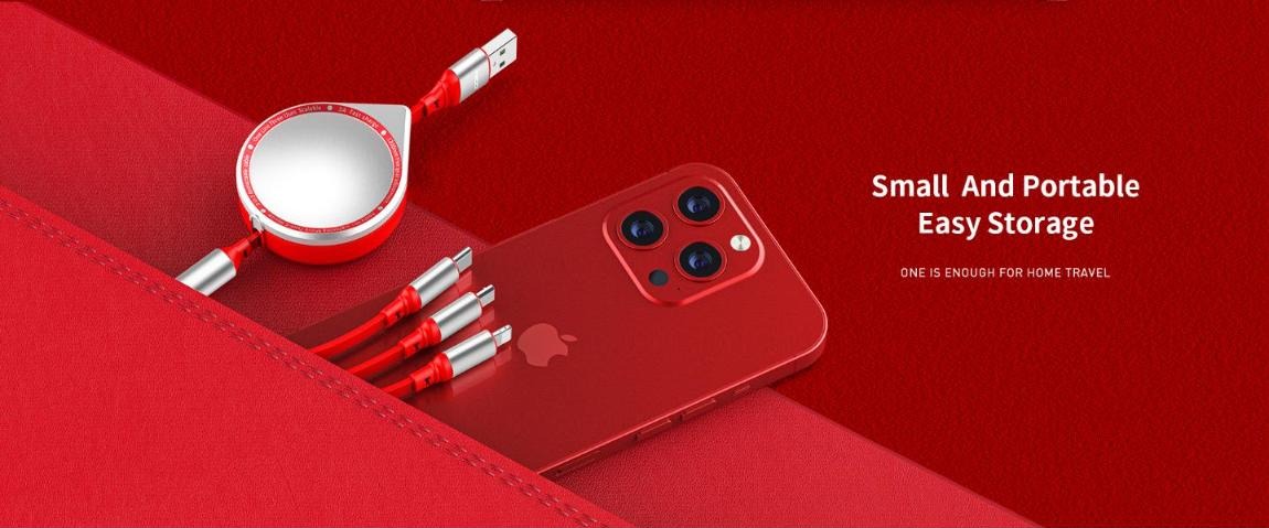 Cáp sạc Recci RTC-T13 nhỏ gọn dễ mang theo